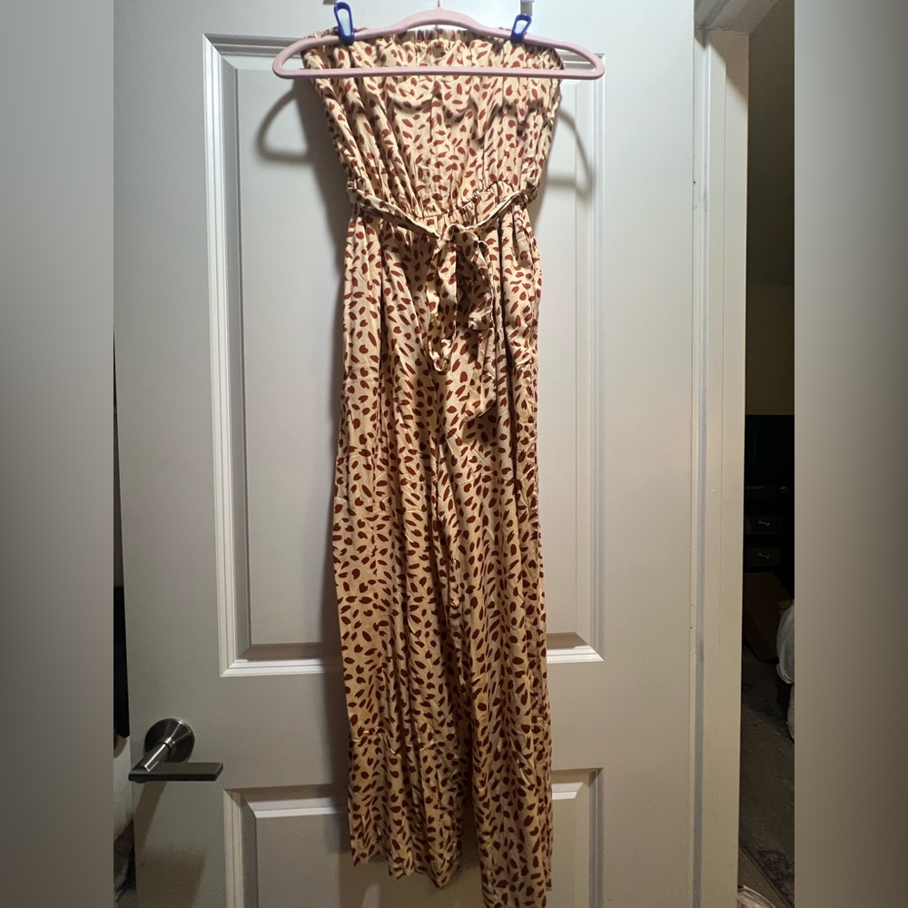 Leopard Print Maxi Dress